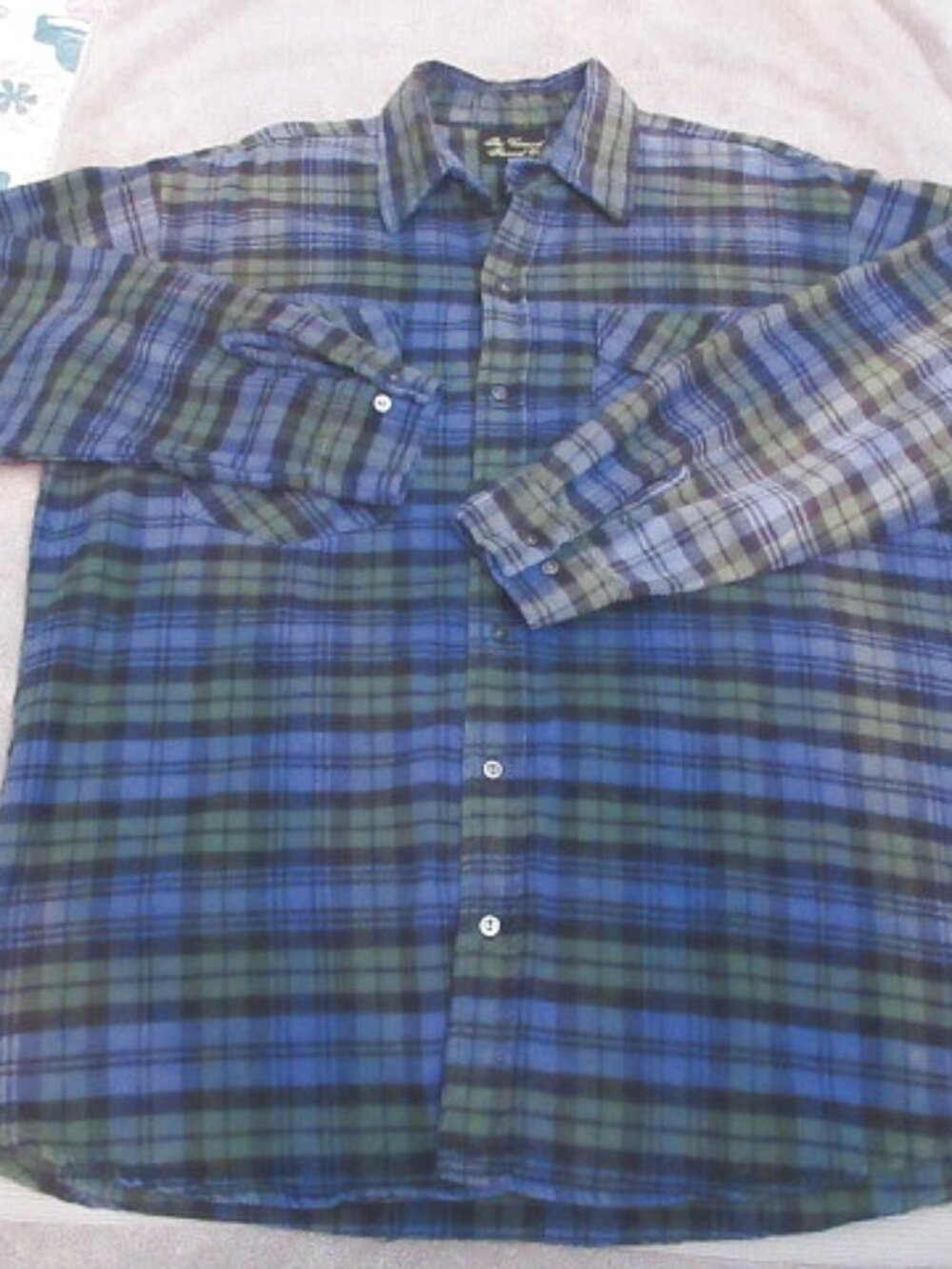 Vtg Vermont Flannel Co. Shirt Mens L Button Up Shacket Outdoor Workwear USA Made
